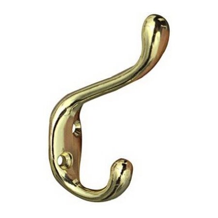 National Hardware HD BRS CoatHat Hook N248-229